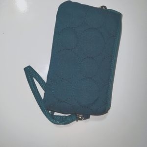 Thirty-One Green Vary You Wristlet